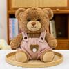 Teddy Bear Plush Toy Overalls Bear Pillow Cute Doll Children's Birthday Gift