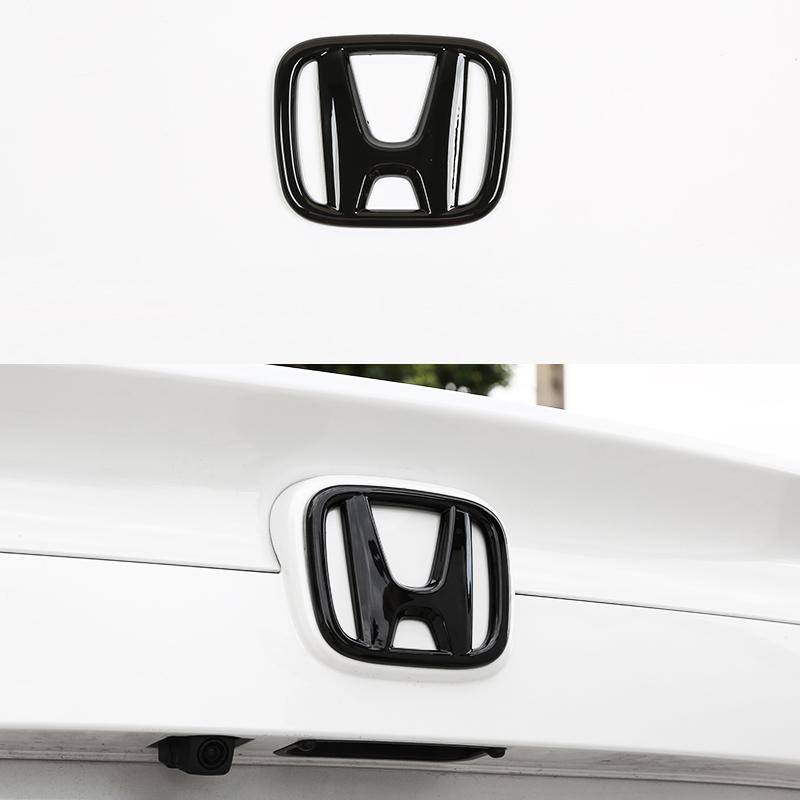 AAADK1 ABS Auto Steering Wheel Trunk Emblem Front Grille Logo For Honda Civic 2019 2018 2017 2016 Car Styling Decoration Accessories