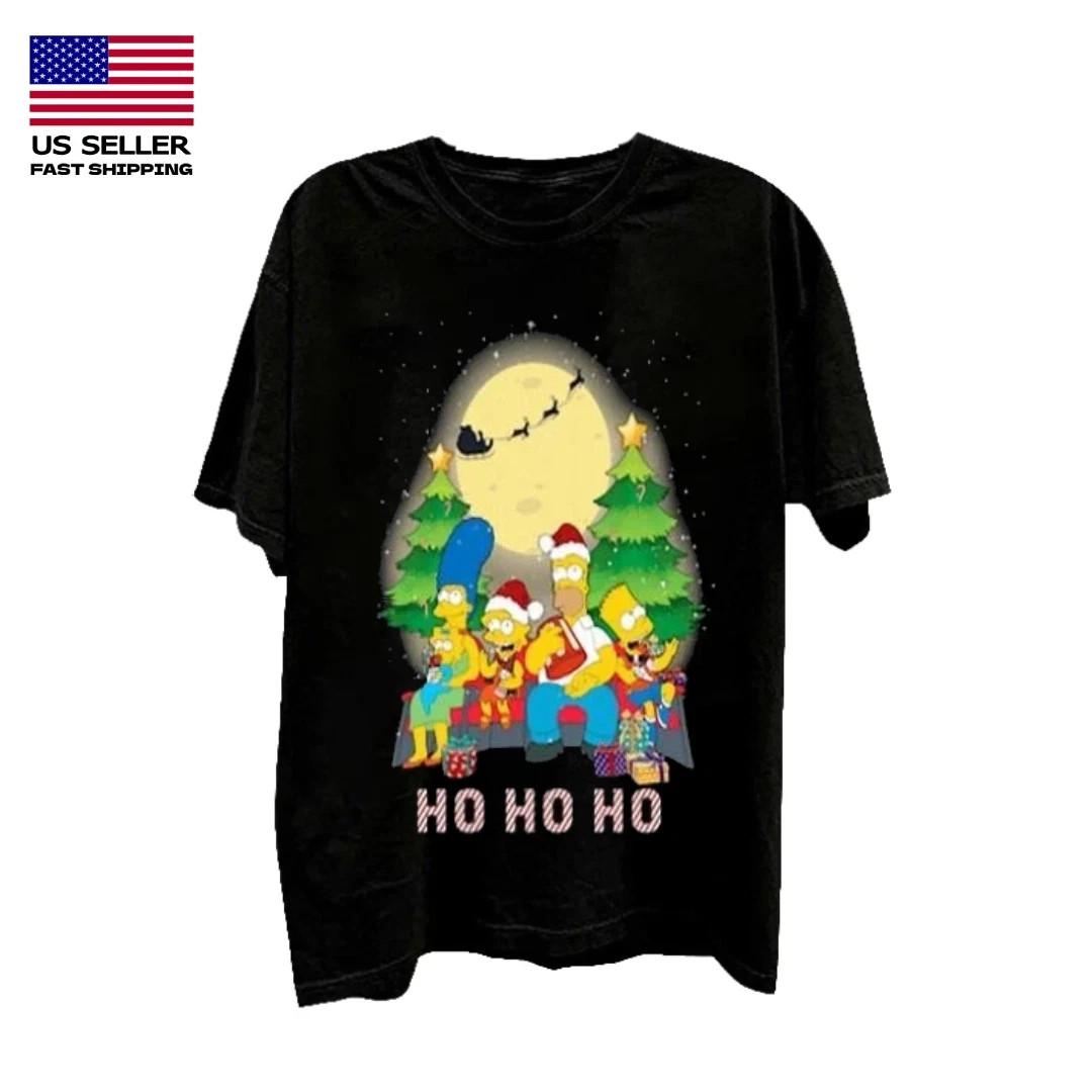 Hot The Simpsons Family ho ho ho Christmas shirt XXXL