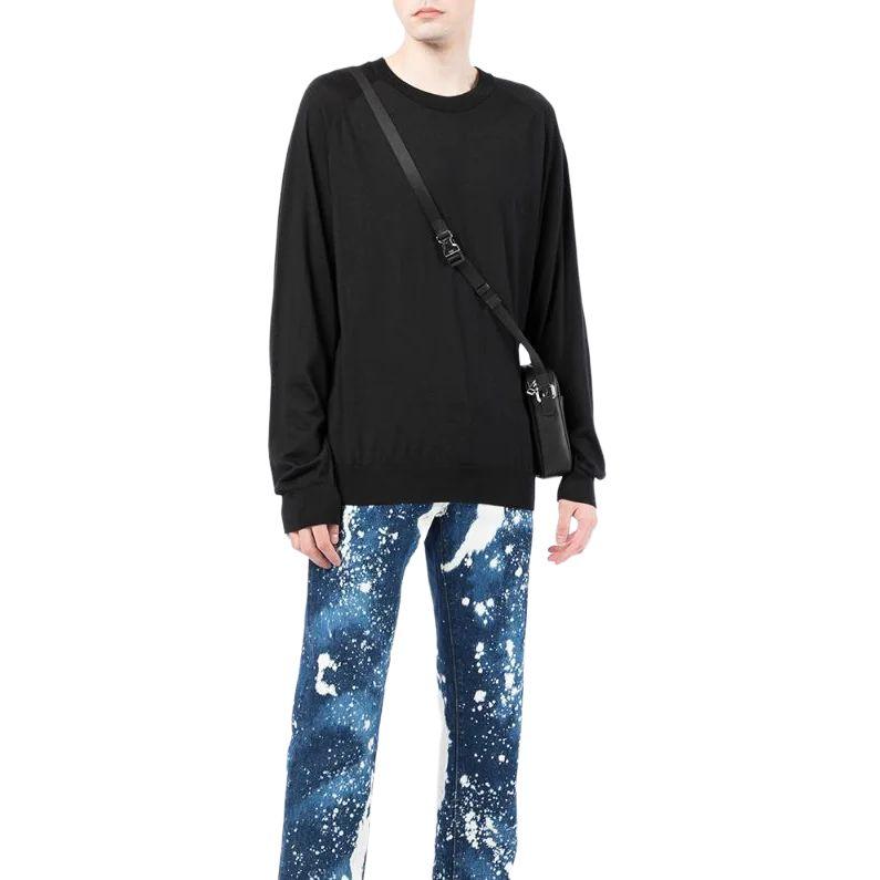 VERSACE Long Sleeved Crewneck Sweater 1001174-1A00796-2B200