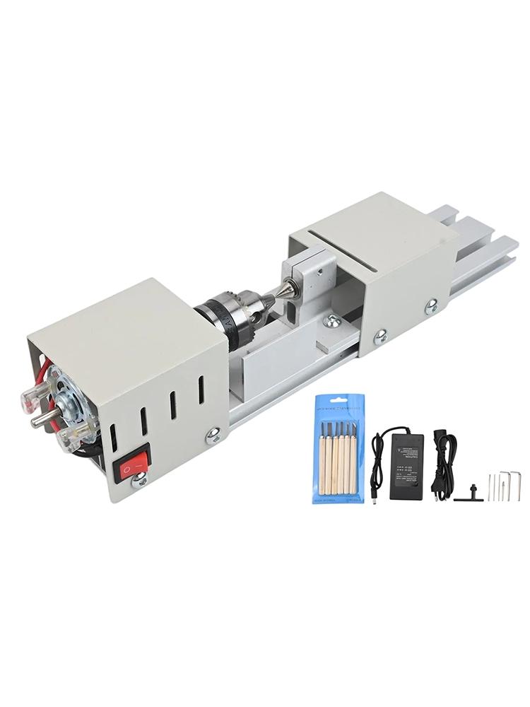 Small Scale Wood Lathe for Bead Production Turning Polishing Milling 4000rpm