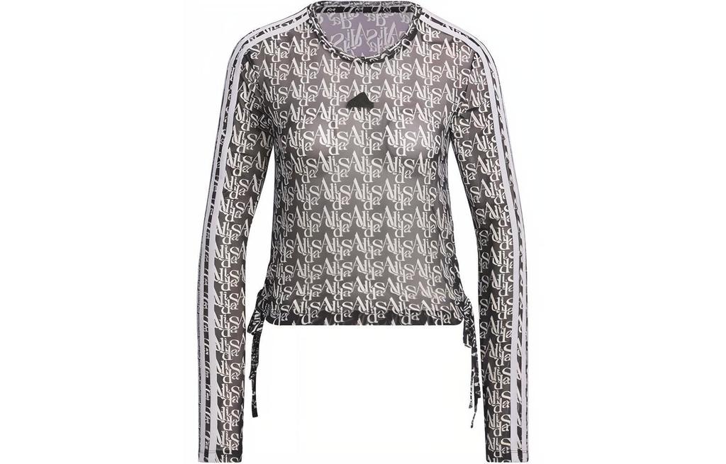Adidas T Shirts Women's Black Crew Neck Thin Other JI9790