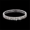 3Pcs Full Diamond Necklace Earrings Bracelets Three Piece Set Of Metal Flower Hollow Collar Bridesmaid Bride Set Female Jewelry