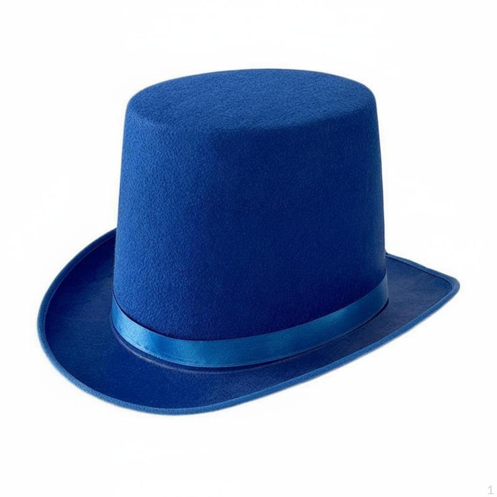 Black Top Hat Stage Performance Magician Sorcery Show Prop for Cosplayers, Entertainers,
