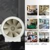 4'' 6'' 8'' Vent Inline Ventilation Tube Duct Fan Air Blower Double Speed Controller Pipe Exhaust Fan Booster Turbo Fan 220V