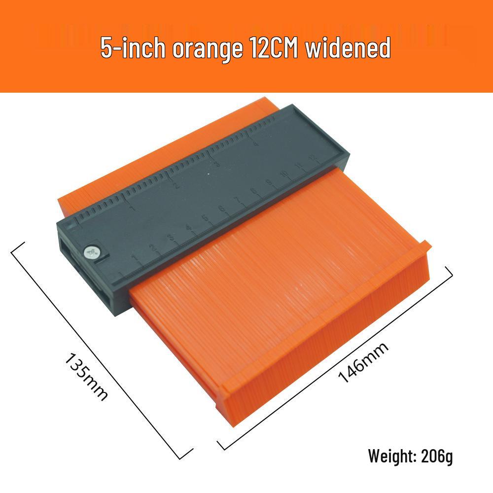 Universal Contour Gauge for Irregular Shapes - Woodworking & Gypsum Board Tool