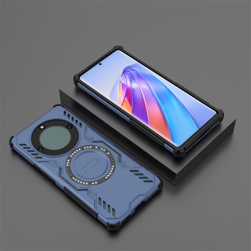 Pouzdro pro Honor X9A Pouzdro pro Honor X9A Anti-knock Armor PC Magnetická adsorpce Bezdrátové nabíjení Zadní kryt pro Pouzdro pro Honor X9A 6,67 palce