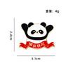 National Day Enamel Oil Dropped Alloy Panda Brooch Patriotic Theme Badge for Student Bags Pencil Case Clothing Decoration