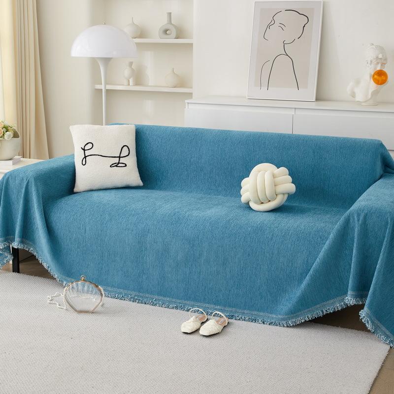 Sofa Cover Cloth Four Seasons Universal Waterproof to Prevent Leakage of Urine Non-Stick Wool Full Cover Sofa Cover Advanced Cream Series