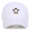 Vyšívaná tučňáčí baseballová čepice - Unisex Retro měkký kšilt Sluneční klobouk