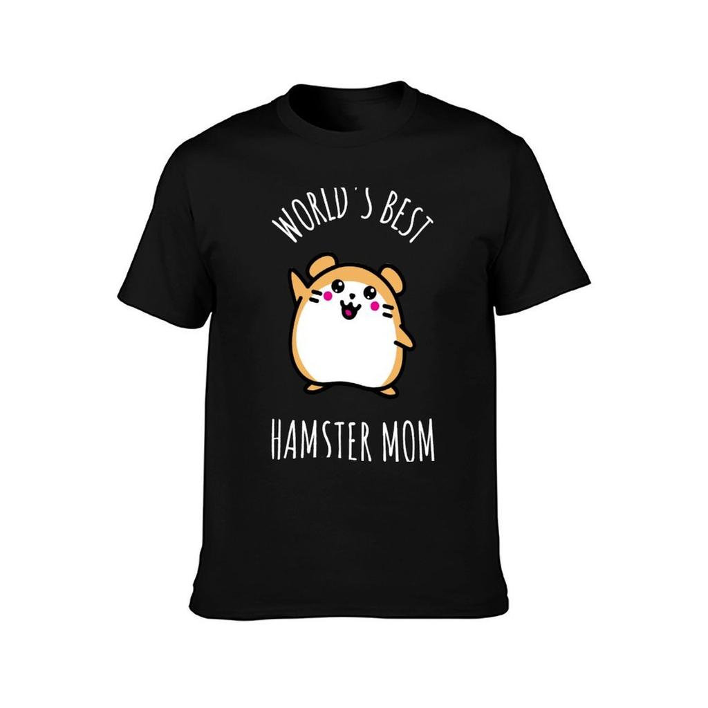 Hamster hamster mom TShirt Work Short Sleeve Cotton Top