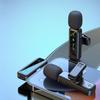 Wireless H63 Lavalier Microphone: Dual Mic Clip-on with Bluetooth, Noise Reduction, for Live Streaming.