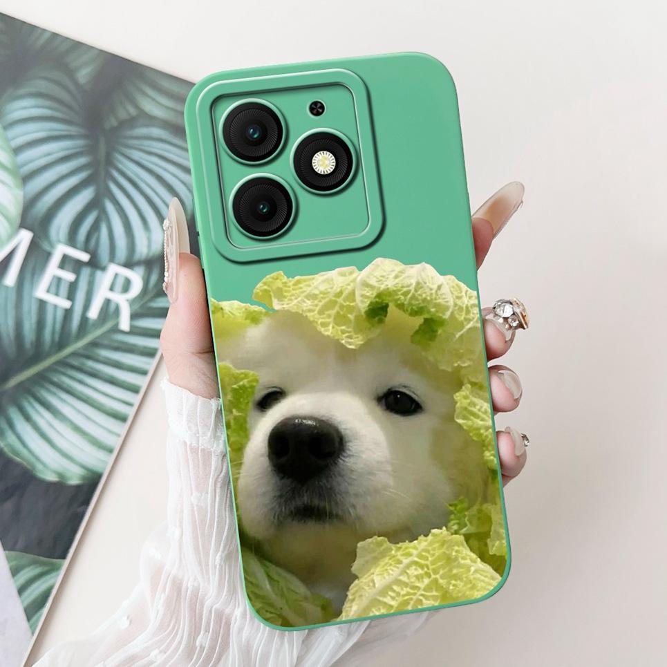 For Cover Itel A50 ItelA50 A 50 Phone Case Back Capa Question Duck Panda Cool Style Animals Cat Painting Soft Silicone Funda Bag