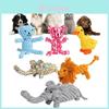 Adoráveis Brinquedos para Cachorro de Corda de Algodão Incluindo Pato Amarelo Fofo Girafa Alce Para Mastigar Cuidados Dentários E Atividades Divertidas de Brincar