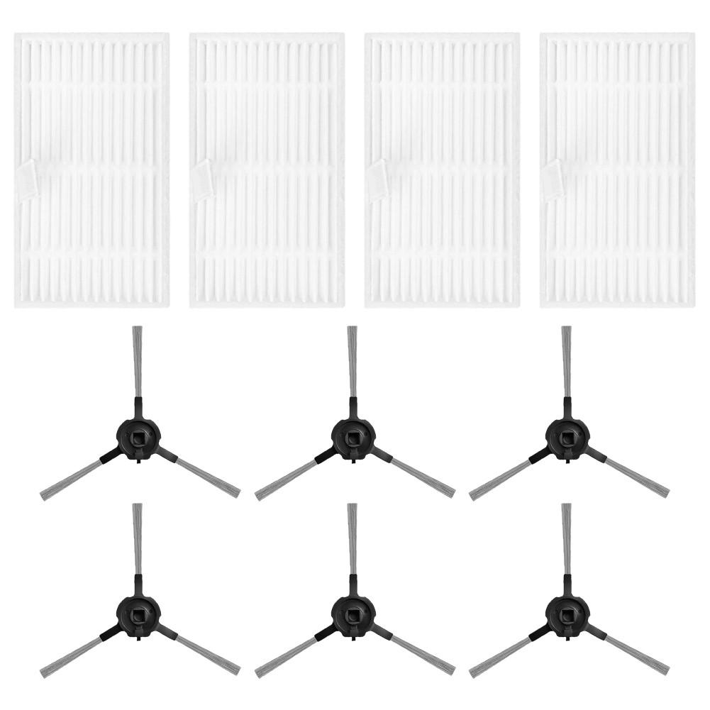 HEPA Filter Kit Side Brush Set Robot Vacuum Parts Sturdy Materials