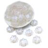 Creative Acrylic Loose Beads Fashion Beading Material Jewelry Making Bracelet 10pcs Fluorescent 6 Petal Flower Earrings for Necklace