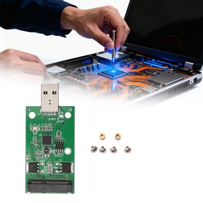 Secure mSATA to USB3.0 Converter with Overload and Short Circuits Protections Ensuring Data Stability Easy Installation