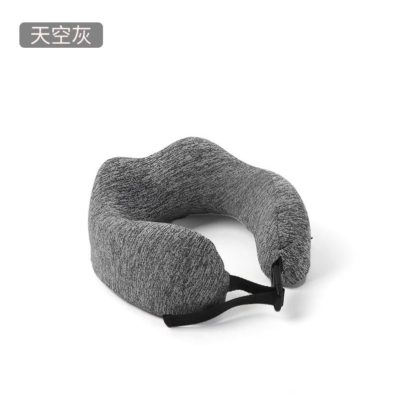 Memory cotton u-shaped pillow cationic neck pillow multi-functional neck pillow travel u-shaped neck pillow Single neck pillow серый