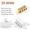 New Conductor Brass High Power Splitter Large Current Universal Quick Terminal Block Fast Connector Electrical