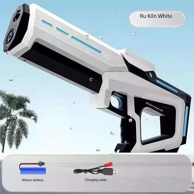 43-56cm Pool Toy Integrated Manual and Automatic Watergun Electric Water Gun Automatic Absorbing Water Gun with Lighting Toy Gun