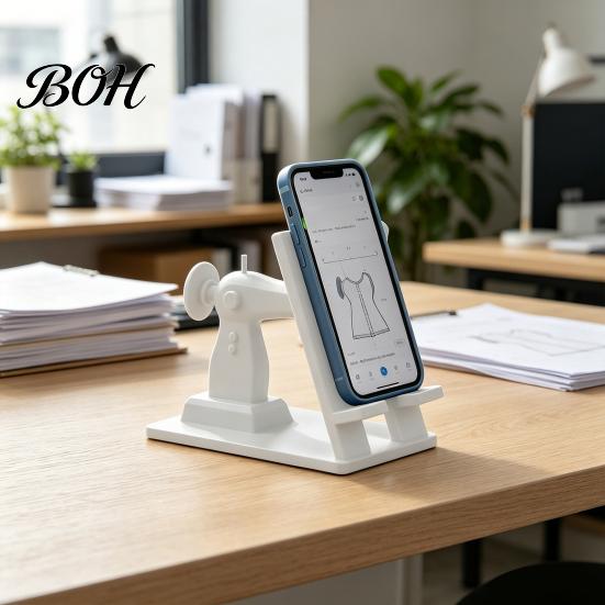 Phone Stand for Viewing Patterns Sewing Machine Stand, Creative Desk Holder Cell Tablet, Desktop Drawing Notes Hands Free Mount Room Crafting
