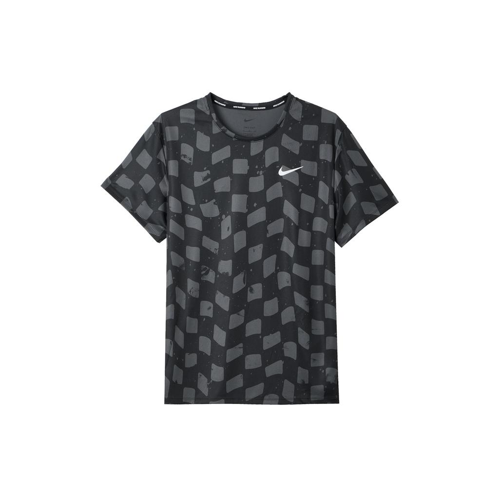 Nike T Shirts Men's Black Crew Neck Moderate Straight Fit DX0871-060