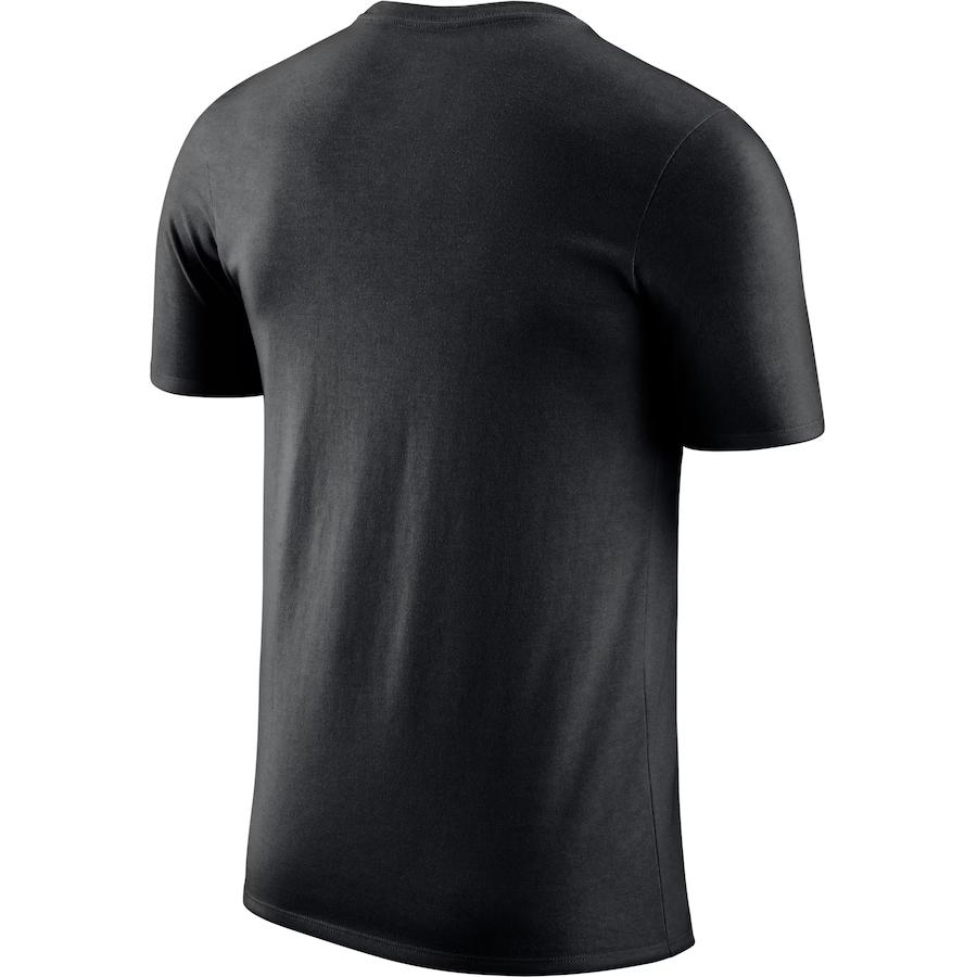 Nike Hardwood Classics Performance Logo Print Crew Neck Short Sleeve T-Shirt Men Tops Black AT2442-010