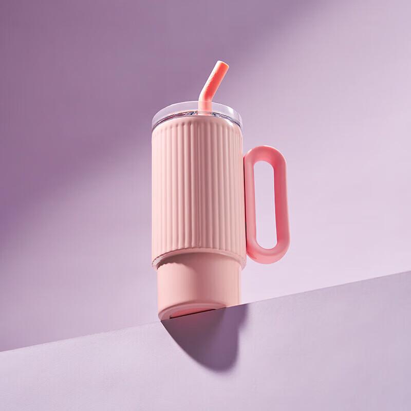 HOLOHOLO 1000ml Stainless Steel Insulated Roman Style Coffee Mug