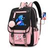 Stitch Cartoon Backpack For Boys Girls With Usb Charge Port