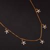 Star Charm Gold Vermeil Necklace -925 Sterling Silver
