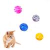 Interactive Chasing Cat Toys Ball Plastic Jingle Ball Cat Toys Cat Bell Ball Toy  Puppy