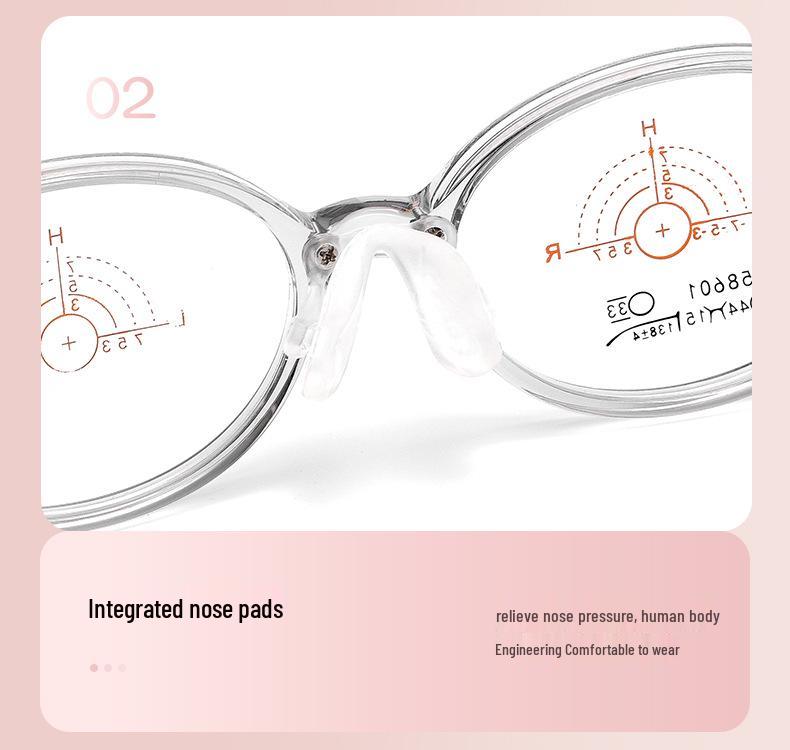 Top-Selling Professional Children's Glasses with Tomato-Style Silicone Nose Pads, Ultra-Light Transparent Gray Unisex Frame
