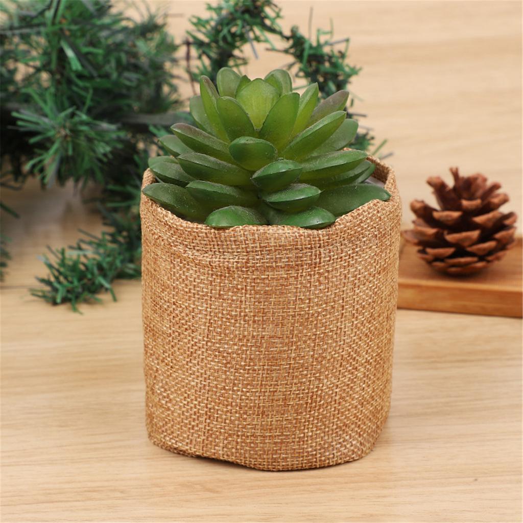 Heavy Duty Plant Frost Protection Bag Jute Garden Bags for Crop Safekeeping Multiple Use Protect Bag with Drawstring