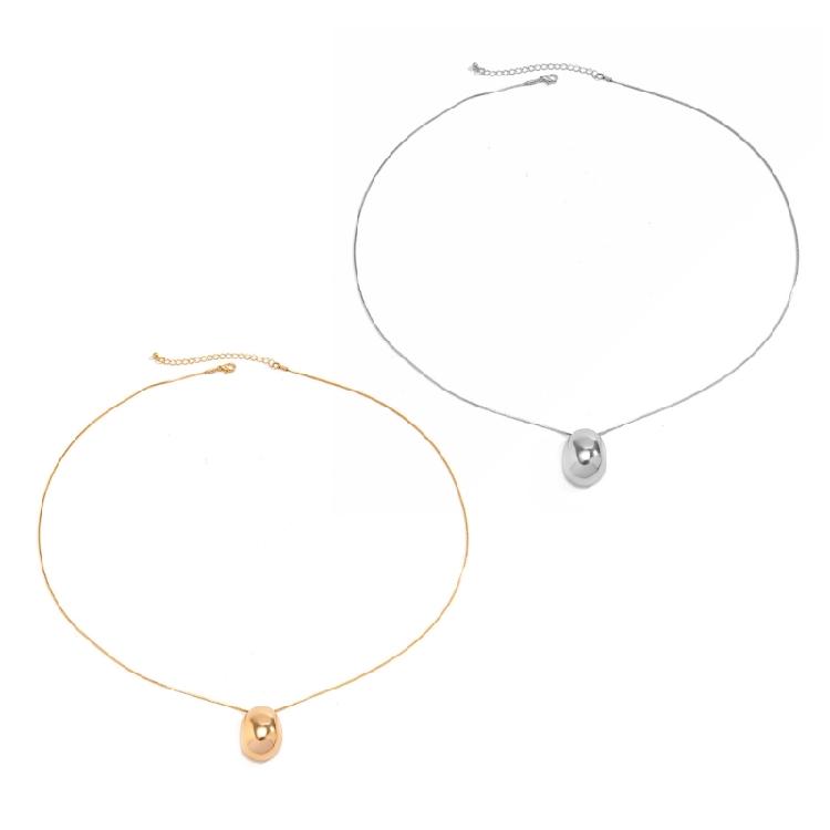 Multifuntional Comma Teardrop Necklace Fashion Necklace Alloy Texture Party and Celebration Necklace for Comfortable