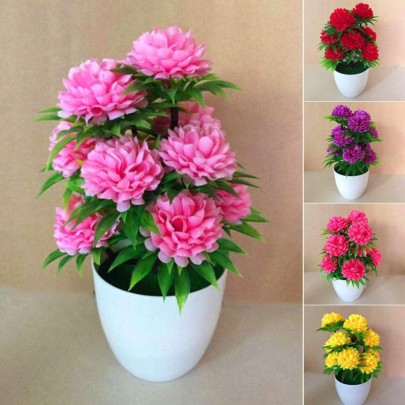Artificial Silk Flower Bonsai Tree Choose from Stunning Colors