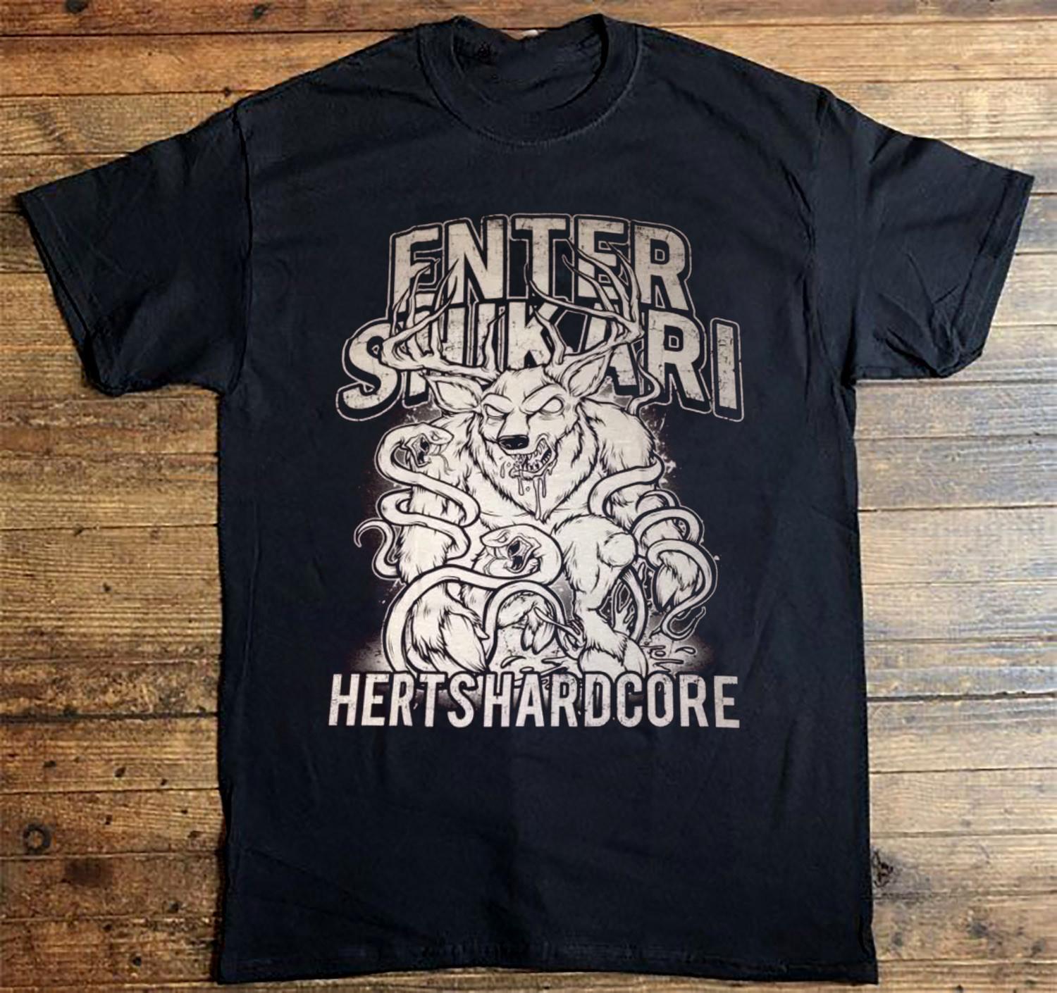 Винтажная черная футболка Enter Shikari, размер S-4XL, подарок для фаната 3XL