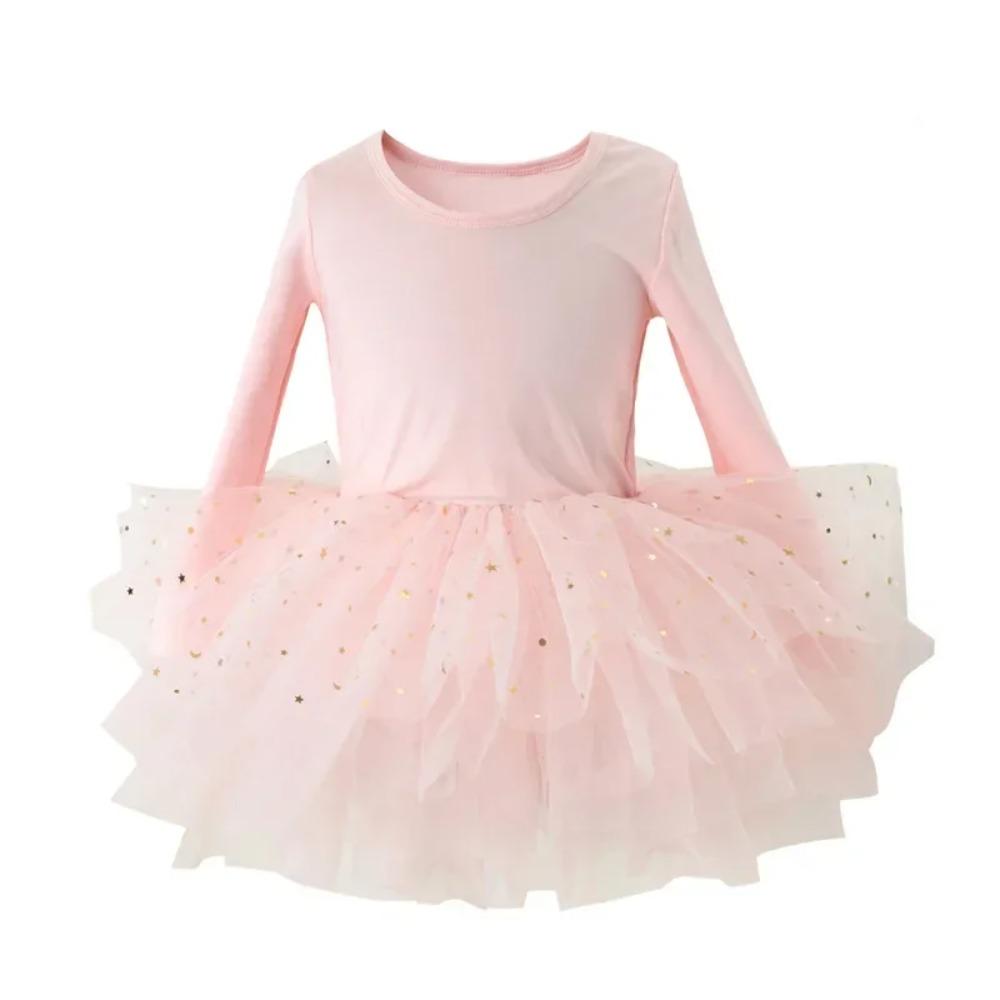 Baby Girls Ballet TuTu Dress 1-8 Years Fashion Professional Kids Dancing Party Dress Performance Costume Princess Wedding Dress