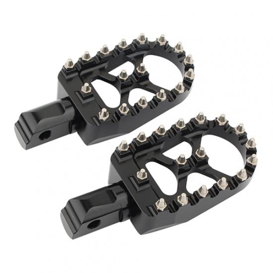 MX Wide Foot Pegs Softail Front Rear Footrests for Harley Softail Fatboy Street Bob FXBB Breakout Slim FLSL FXFB FXDR