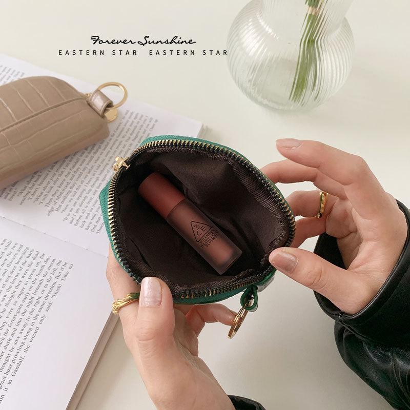 Stone Pattern Clutch Bag Small Bag Street Change Bag Student Mini Shell Bag Coin Bag