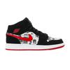 Kids' Sneakers Jordan 1 Mid Newspaper Air Times (GS) Black/Gym Red-White