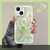 Applicable To Apple 15 Mobile Phone Case Iphone14 Balloon Bear Bracelet 13pro Feather Yarn 12 New Women's Model 11 High-end X