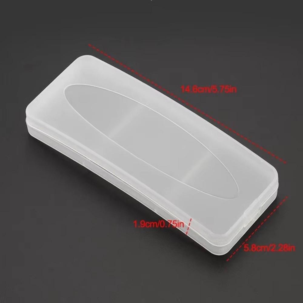 Portable Transparent Glasses Case Hard Plastic Frosted Protective Box Eyeglasses Case for Travel Daily