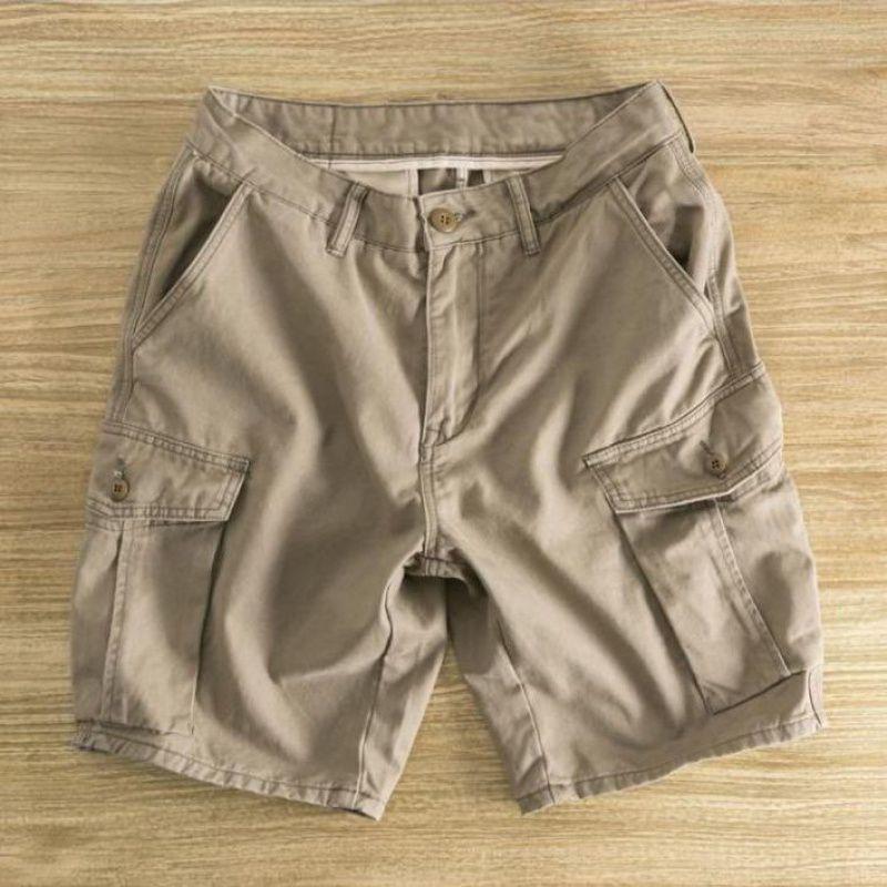 Herre Retro Britisk Stil Casual Cargoshorts