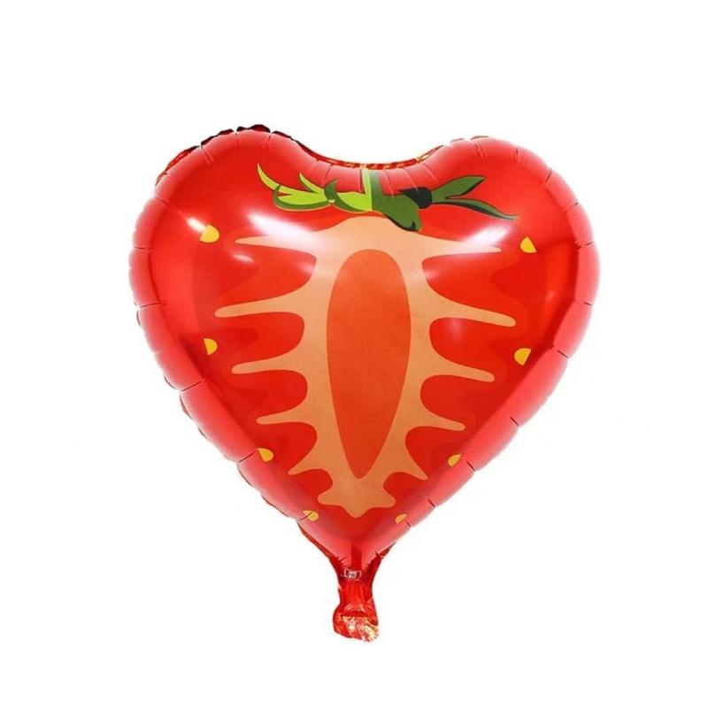 6Pcs/Set 18inch Fruit Balloons Foil Balloons Mylar Balloons for Party Birthday Wedding Decoration Fruits Foil Balloons