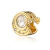 Perline Charm Oro Scintillante Pendenti Originali Europei Snake Fit Bracciale in Rame Collana Perline Per Gioielli Fai da Te Regalo Donna