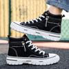 Zapatos Casuales para Hombre Zapatillas de Caña Alta Negro Zapato Masculino Lona Lujo Venta Nuevo en Oferta Calidad de Diseñador Legítimo Moda
