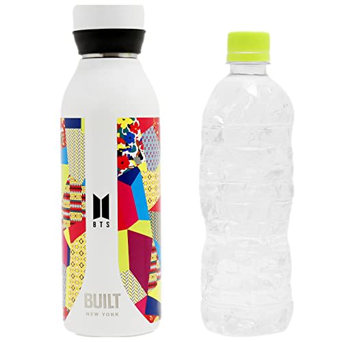 BUILT BTS Water Bottle, 532ml, Suga, My Bottle, Vacuum, Portable, BTS Merchandise