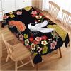 Japanese Crane Asian Oriental Heron Bird Rectangle Tablecloth Party Decor Farmhouse Kitchen Dining Tablecloth Home Table Decor