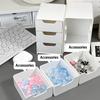 3-Tier Cosmetic Storage Box Organizer With Drawers Multifunctional Countertop Storage For Jewelry Office Supplies