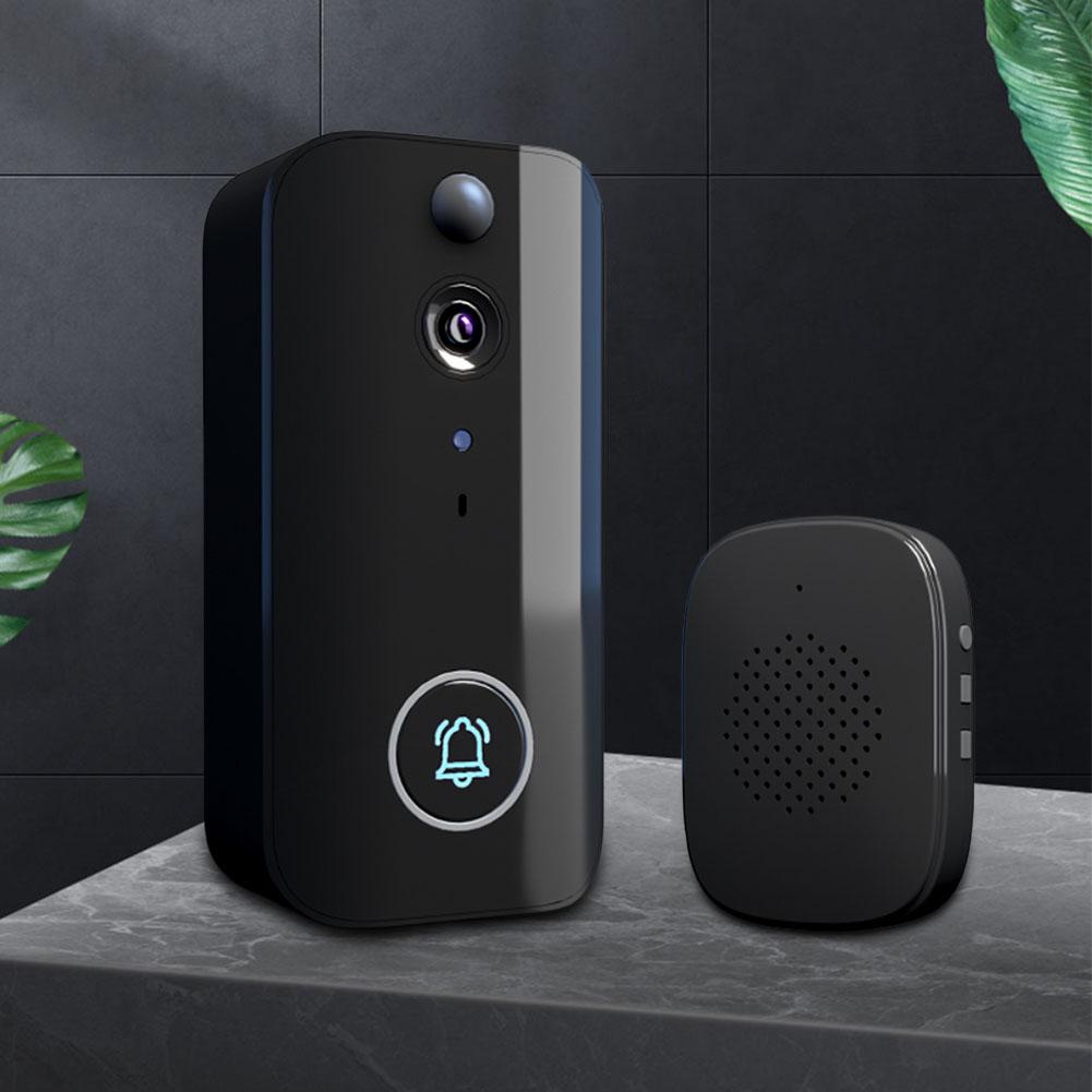 WiFi Wireless Video Doorbell IR Night Vision Doorbell Camera Motion Detector Visual Doorbell 2-Way Talk Home System